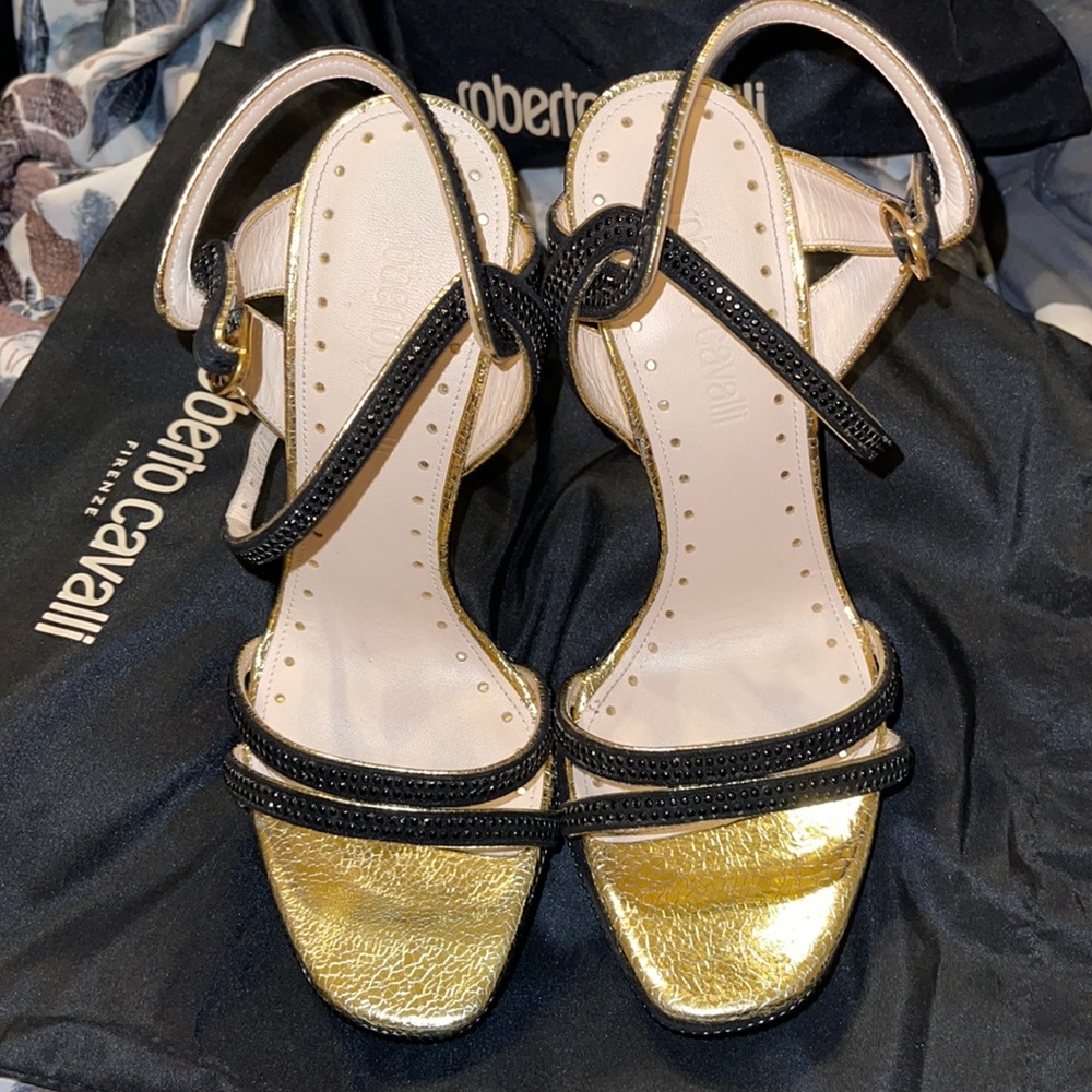 Roberto Cavalli Embellished Sandals